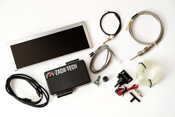 9.1" Full colour ultrawide TFT graphical LCD multi gauge kit with sensors