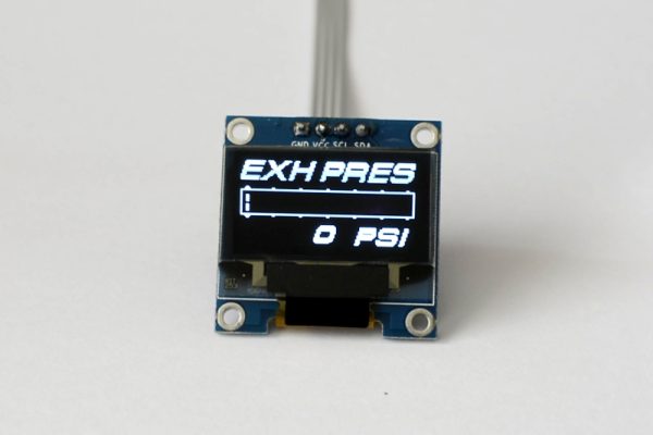 OLED digital single exhaust pressure gauge