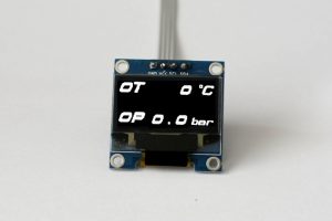 OLED 1.3" digital oil pressure and oil temperature multi gauge