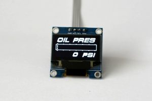 OLED digital single oil pressure gauge