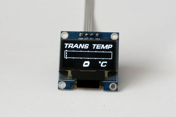 OLED digital single transmission temperature gauge