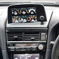 Nissan Skyline GTR R32 / R33 / R34 Multi Function Gauge Display Carbon Fibre