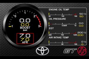 Toyota GT86 CAN bus Multi Function Gauge Display for Double DIN Head Unit