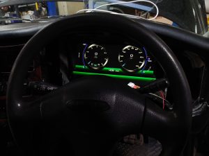 EV (Electric Vehicle) LCD Digital Dashboard in High Definition