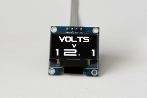 OLED 1.3" digital single volt gauge with large digits
