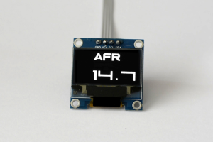 OLED 1.3" digital single AFR (Air Fuel Ratio) gauge with Wideband sensor