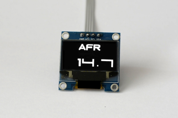 OLED digital single AFR (Air Fuel Ratio) gauge with Wideband sensor