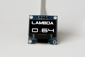 OLED 1.3" digital single Lambda gauge with large digits