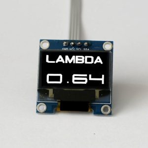 OLED 1.3" digital single Lambda gauge with large digits