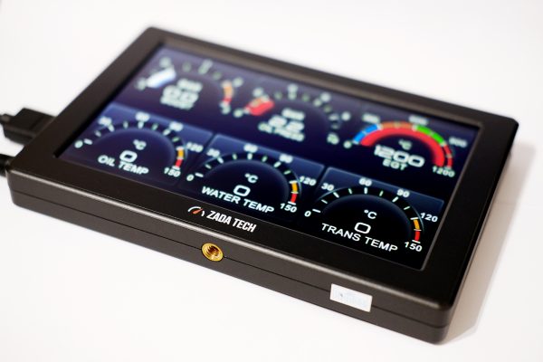 7" Full colour Tough TFT IPS graphical LCD cased multi gauge