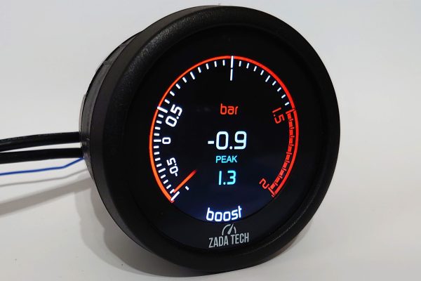 Zada Tech Fiat 500 Abarth Round Circular Multi Function Gauge Display with sensors