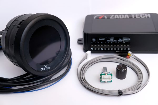 Zada Tech Fiat 500 Abarth Round Circular Multi Function Gauge Display